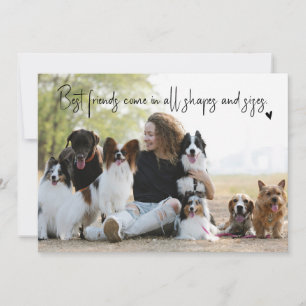 Carte de voeux du meilleur ami du chien