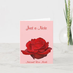 Carte de voeux du mois rose