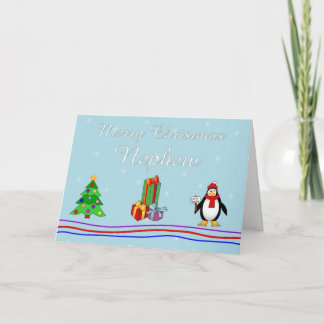 Carte de voeux du neveu de Noël
