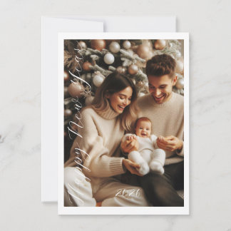 Carte de vœux du Nouvel An | Carte de famille