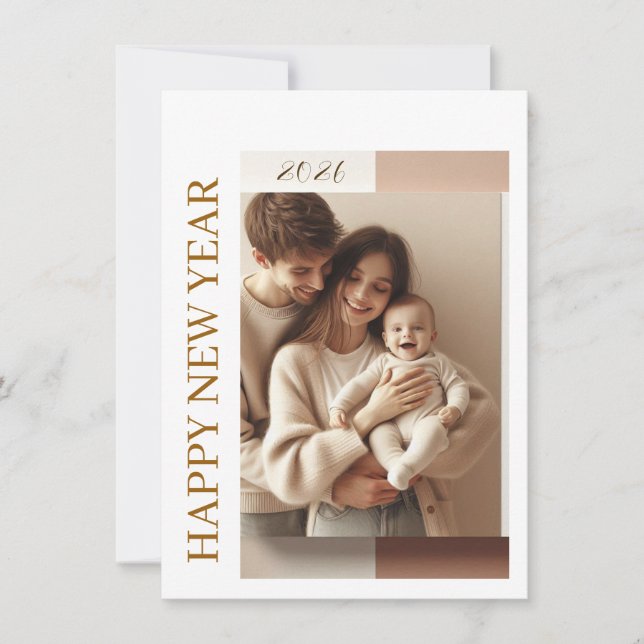 Carte de vœux du Nouvel An | Carte pour un couple (Devant)