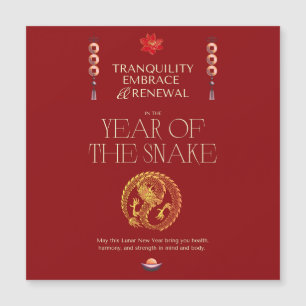 CARTE DE VOEUX DU NOUVEL AN CHINOIS