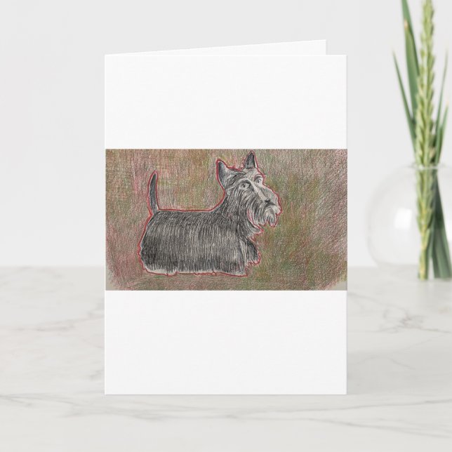 Carte de vœux du nouvel an de Scotti (Devant)