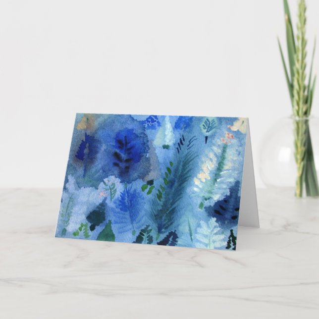 Carte de voeux du pays des merveilles d'hiver (Devant)