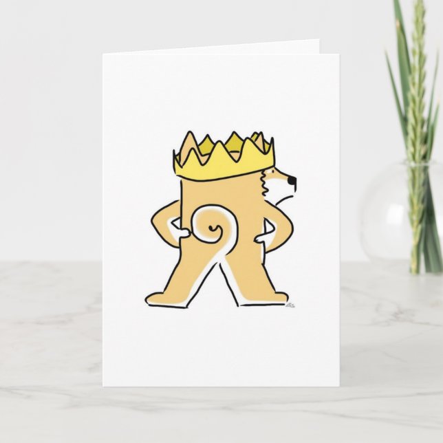 Carte de voeux du Roi Shiba (Devant)
