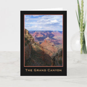 Carte de voeux du sud de jante de canyon grand de