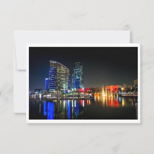 Carte de voeux Dubaï ! (Devant)