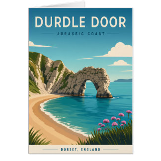 Carte de vœux Durdle Door Jurassic Coast