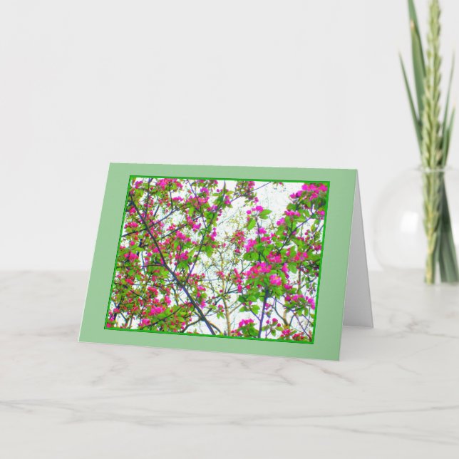 Carte de voeux 'Easter Cherry Blossoms' (Devant)