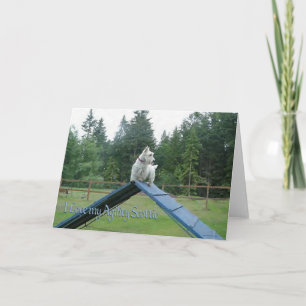 Carte de voeux écossaise Terrier