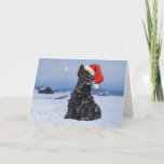 Carte de voeux écossaise Terrier<br><div class="desc">Le design de Christmas Scottish Terrier créé à partir de mon oeuvre originale et disponible sur les vêtements, nouveautés et cadeaux pour vous-même, ou pour cette personne spéciale Scottish Terrier que vous connaissez! Vous voulez un autre produit ? Il vous suffit d'aller à la page produit et CLIQUER sur Transférer...</div>