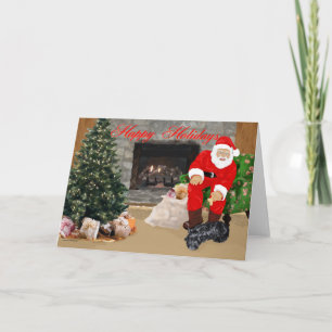 Carte de voeux écossaise Terrier