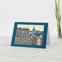 Carte de voeux Edinburgh Old Town