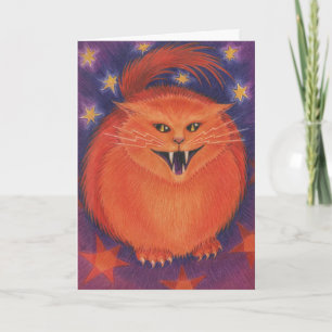Carte de voeux effrayant Jack 'Happy Halloween'