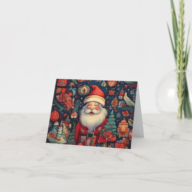 Carte de vœux élégante à thème de Noël (Devant)