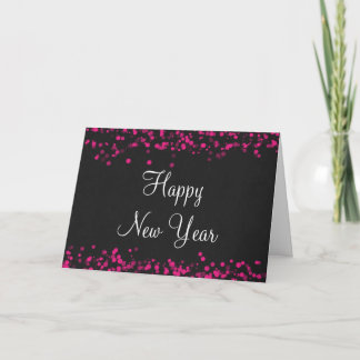Carte de voeux élégante de bonne année