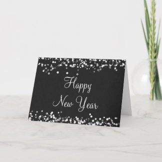 Carte de voeux élégante de bonne année