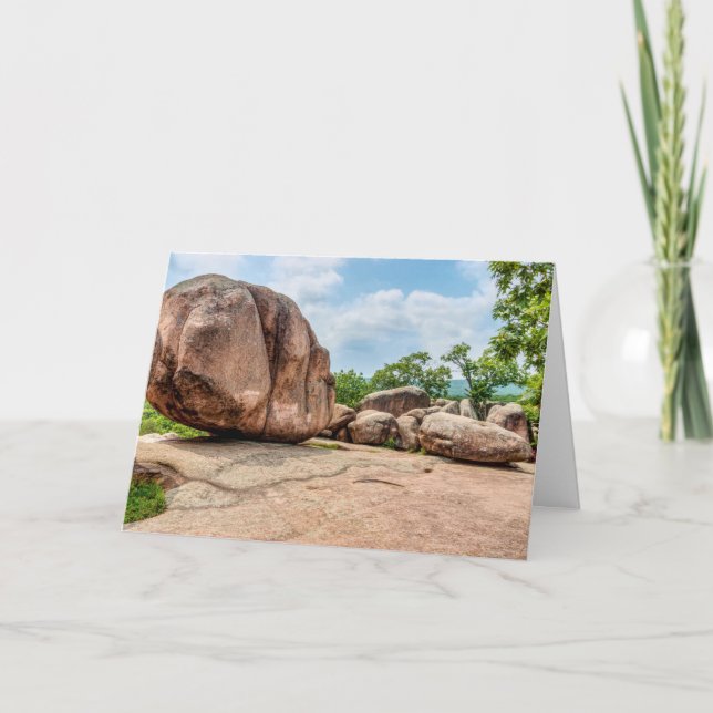 Carte de voeux Elephant Rocks State Park (Devant)