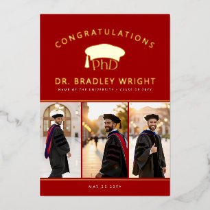 CARTE DE VŒUX EN ALUMINIUM 