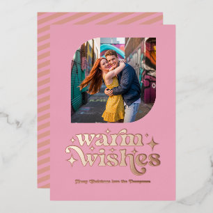 CARTE DE VŒUX EN ALUMINIUM 