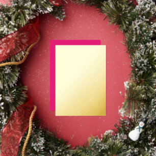 CARTE DE VŒUX EN ALUMINIUM 