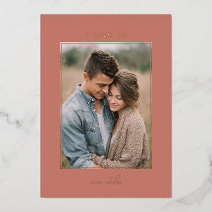 CARTE DE VŒUX EN ALUMINIUM