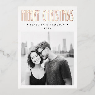 CARTE DE VŒUX EN ALUMINIUM 