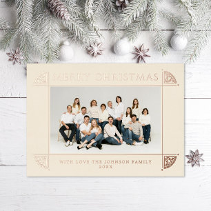 CARTE DE VŒUX EN ALUMINIUM 