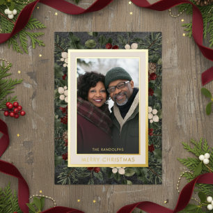 CARTE DE VŒUX EN ALUMINIUM