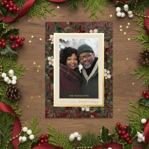 CARTE DE VŒUX EN ALUMINIUM 