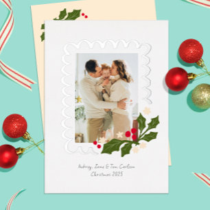 CARTE DE VŒUX EN ALUMINIUM 