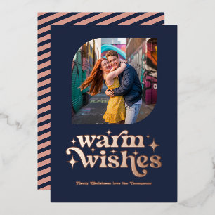 CARTE DE VŒUX EN ALUMINIUM 