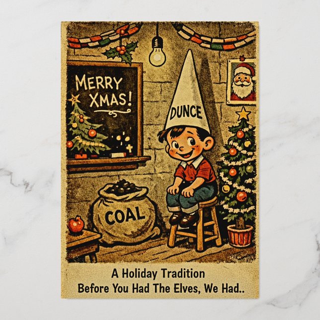 Carte De Vœux En Aluminium A Holiday Tradition (Recto)