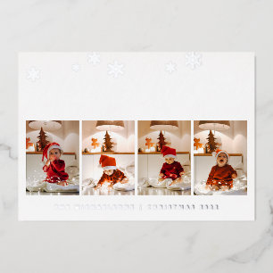 Carte De Vœux En Aluminium  AJOUTEZ VOTRE PHOTO   Joyeux Noël Car Aluminium F