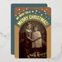 Arc de Noël Retro Sépia du milieu du siècle