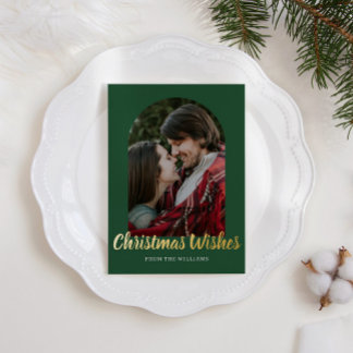 Carte De Vœux En Aluminium Arche photo de voeux de Noël