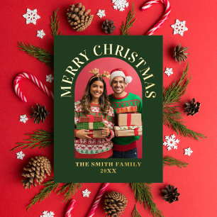 Carte De Vœux En Aluminium Arche photo moderne Joyeux Noël