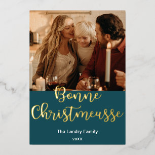 Carte De Vœux En Aluminium Bonne Christmeusse, Cajun Christmas, Élégant