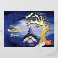 Bonne Halloween Gnome Salutation Éffrayante