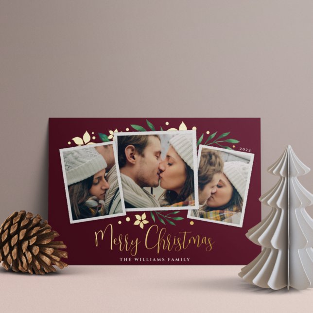 Carte De Vœux En Aluminium Bright Boughs | Trois photos (Créateur téléchargé)