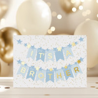 C'est une Foil Félicitations Frère Bébé