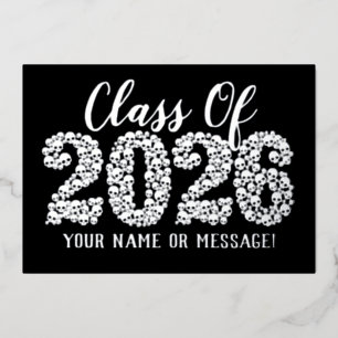 Carte De Vœux En Aluminium Classe Skulls De 2022 Grad Gold Foil Card