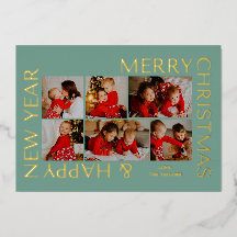 Collage de Noël familial moderne multi-photo