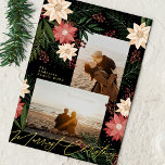 Carte De Vœux En Aluminium Collage photo de Christmas Poinsettia Splendor<br><div class="desc">💌 Partagez l'amour et répandez la joie des vacances avec ma carte de voeux soigneusement conçue. Cette carte est une toile de fond pour vos souhaits de vacances à vos amis, famille et collèges. J'ai décoré les motifs captivants et cela a défini toute ma collection de vacances. J'espère que vous...</div>