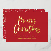 Écriture rouge et blanc joyeux Noël non photo Foi