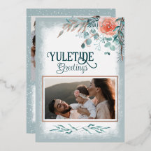 Eucalyptus Vert, Rose Rose Hiver, Photo de Famille