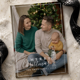 Carte De Vœux En Aluminium Famille élégante de casse-noisettes Photo Noël