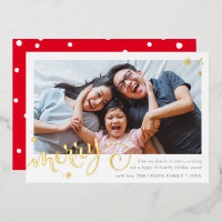 FAMILLE PHOTO whimsical mignon calligraphie MERRY