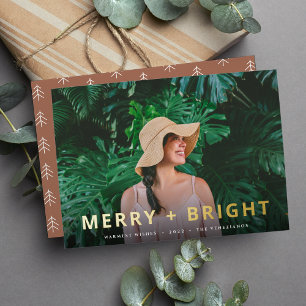 Carte De Vœux En Aluminium Gras et brillants   Noël photo complète