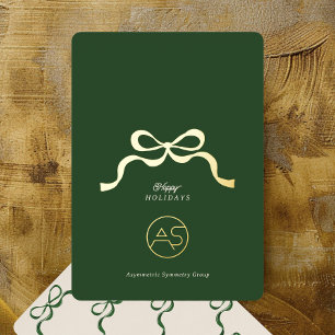 Carte De Vœux En Aluminium Gratitude et saisons   Accueil d'entreprise